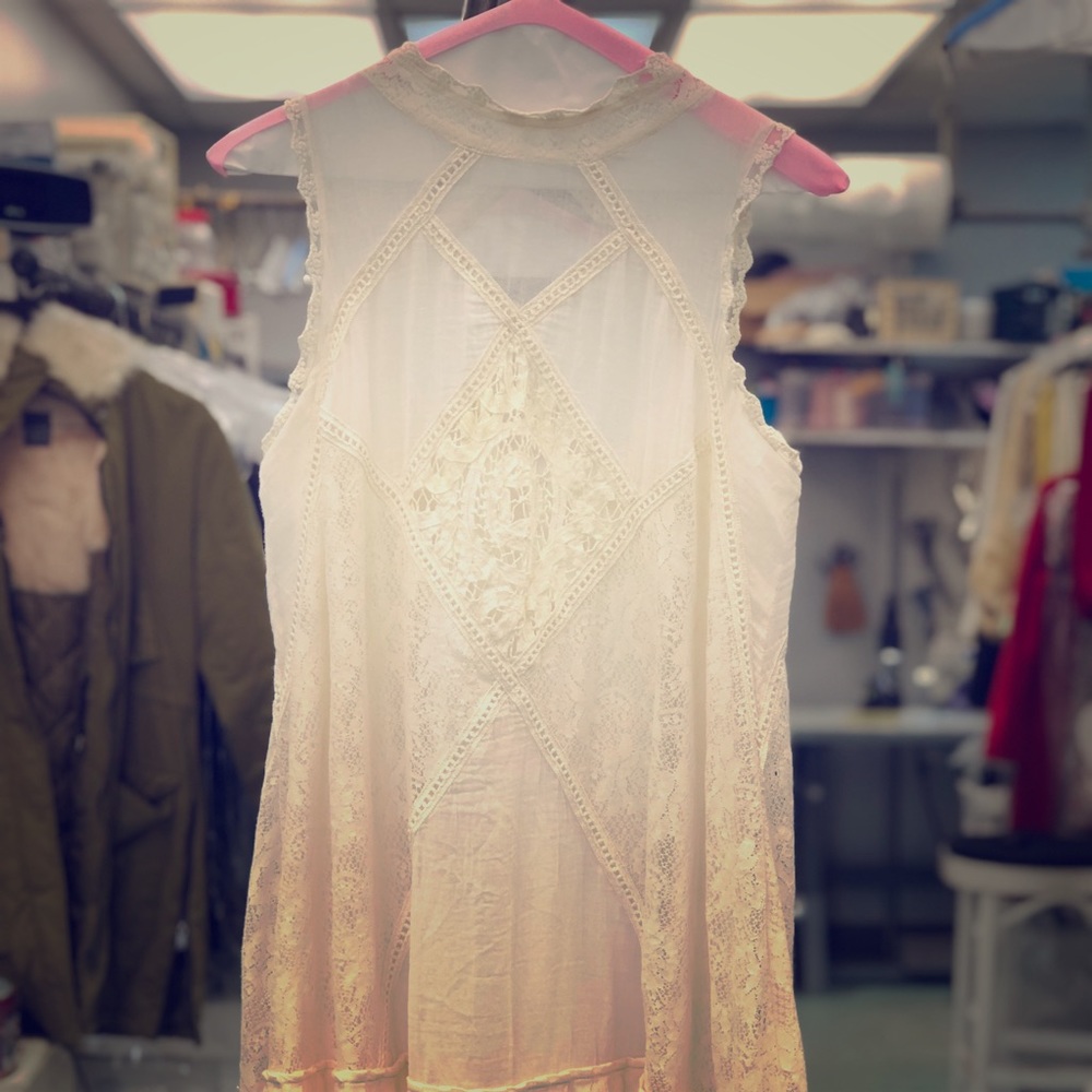 Free people raw hem shift dress